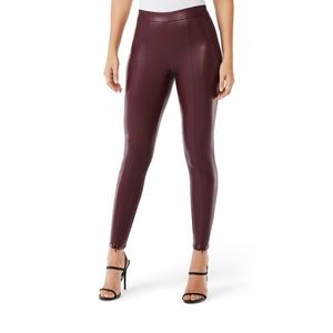 2/$25 Sofía Vergara rosa faux leather jeggings Sz 12